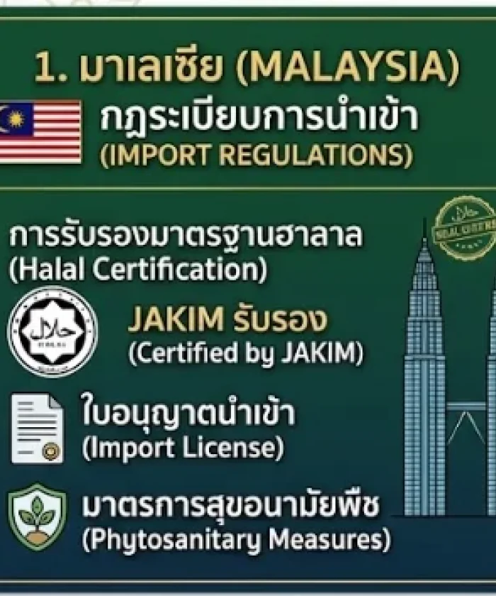 กฎระเบียบนำเข้ามาเลเซีย