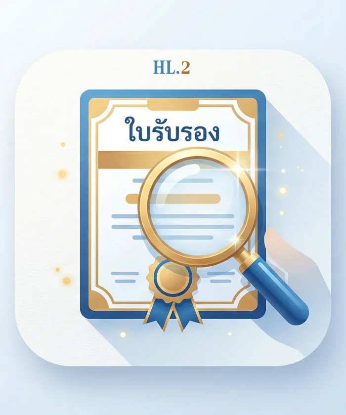 ภาพรวมหนังสือรับรองฮาลาล ฮล.2