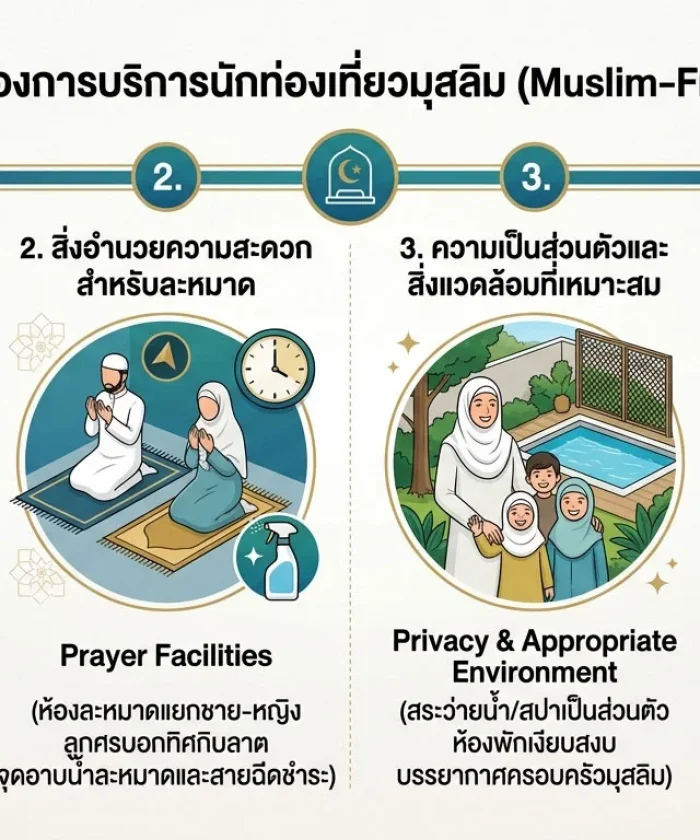 Service strategies to win over the Muslim tourist market.