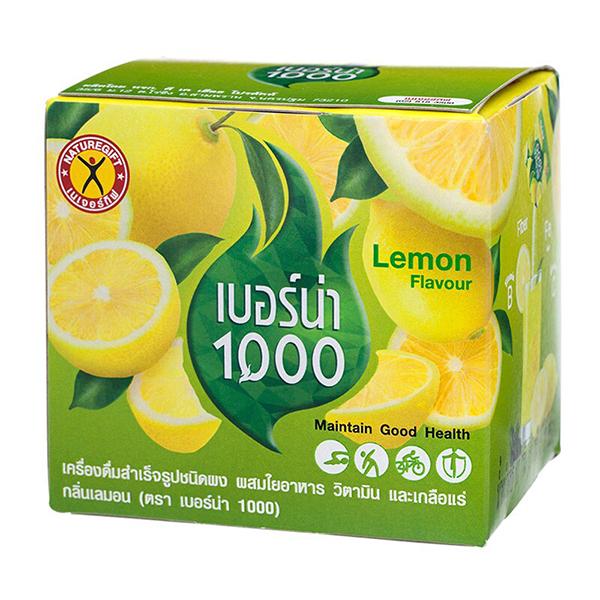 Instant Powder Drink with Fiber Vitamins and Minerals Lemon Flavour