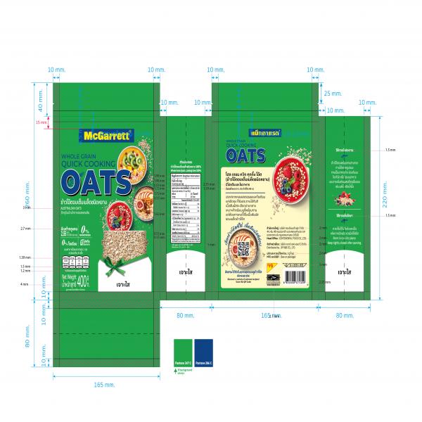 WHOLE GRAIN QUICK COOKING OATS