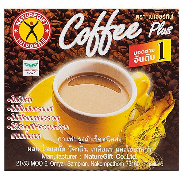 คอฟฟี่ พลัส (กาแฟปรุงสำเร็จชนิดผง ผสมโสมสกัด วิตามิน เกลือแร่ และใยอาหาร)