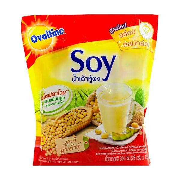 นมถั่วเหลือง ปรุงสำเร็จ ชนิดผง (น้ำเต้าหู้ผง) สูตรน้ำตาลน้อยกว่า