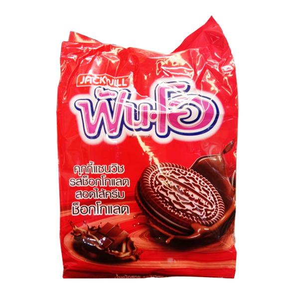 คุกกี้แซนวิชรสช็อกโกแลตสอดไส้ครีมช็อกโกแลต