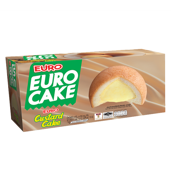 Euro Brand Puff Cake And Sweet Custard Cream