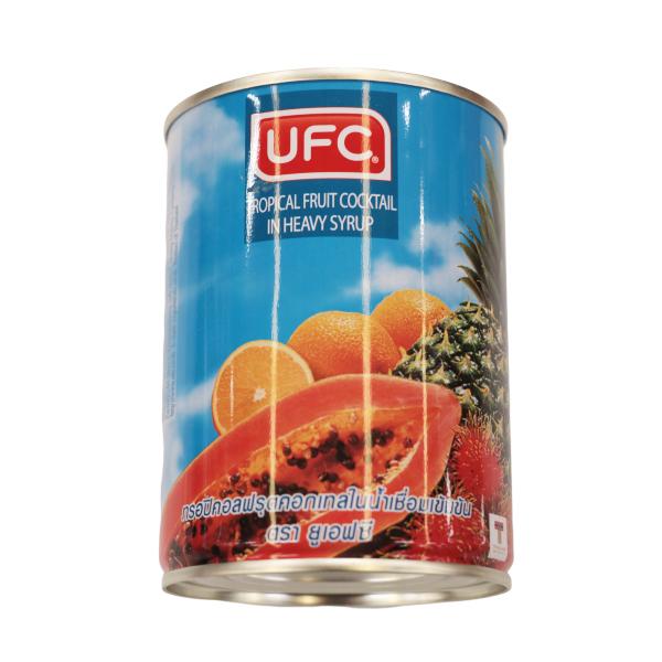 ทรอปิคอลฟรุตคอกเทลในน้ำเชื่อมเข้มข้น