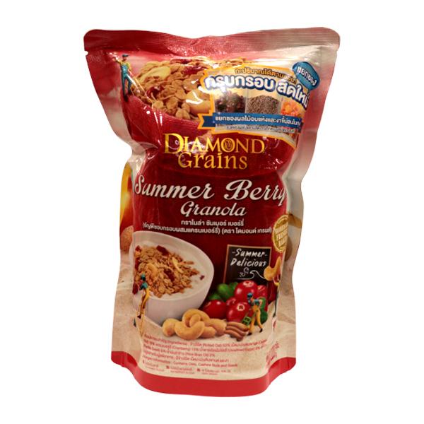 กราโนล่า ซัมเมอร์ เบอร์รี่ (ธัญพืชอบกรอบผสมแครนเบอร์รี่)