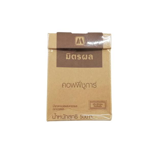 น้ำตาลกรวดผสมคาราเมล กล่อง 500 กรัม