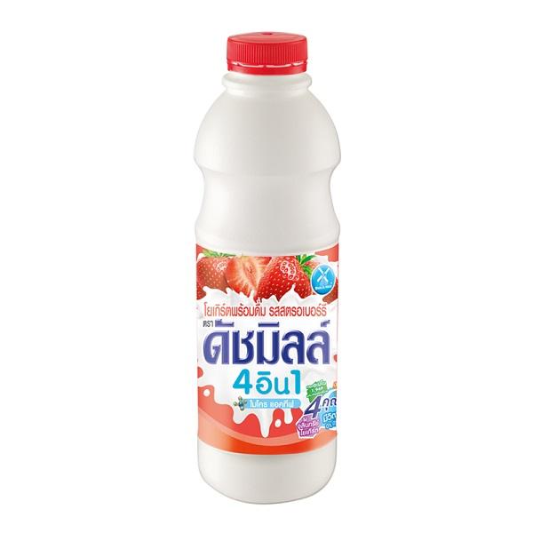 โยเกิร์ตพร้อมดื่ม รสสตรอเบอร์รี