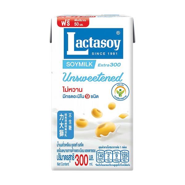 น้ำนมถั่วเหลือง ยูเอชที รสจืด สูตรไม่เติมน้ำตาลทราย