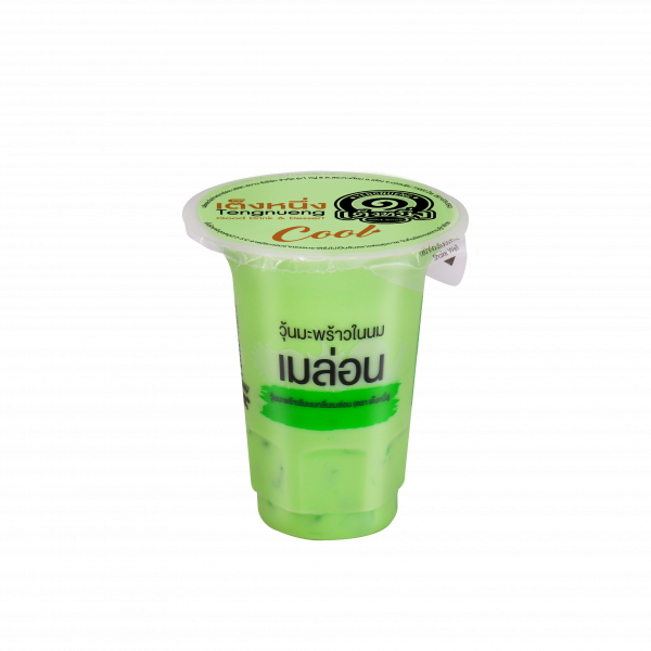 วุ้นมะพร้าวในนมกลิ่นเมล่อน (เต็งหนึ่งคูล)