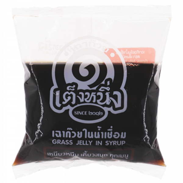 เฉาก๊วยในน้ำเชื่อม (สูตรดั้งเดิม) (น้ำหนักสุทธิ 180 กรัม)