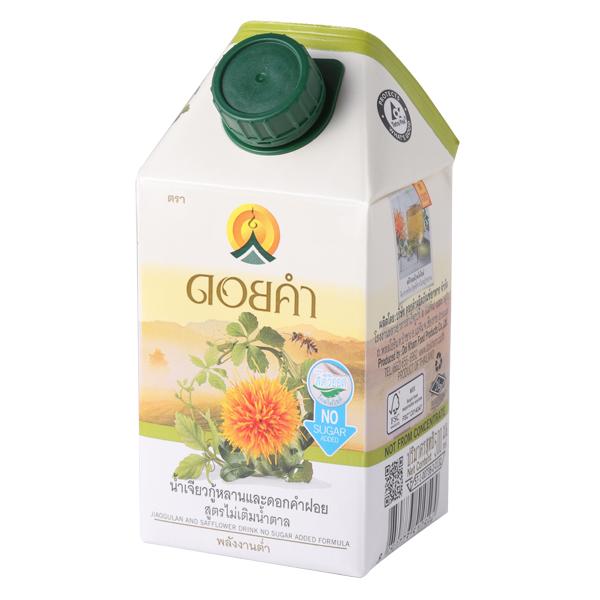 JIAOGULAN AND SAFFLOWER DRINK NO SUGAR ADDED