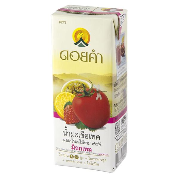 98% TOMATO JUICE WITH MIXED FRUIT JUICE MOCKTAIL