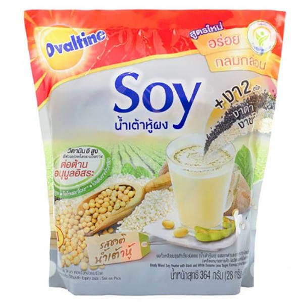 Ready Mixed Soy Powder with Black & White Sesame Less Sugar Formula 