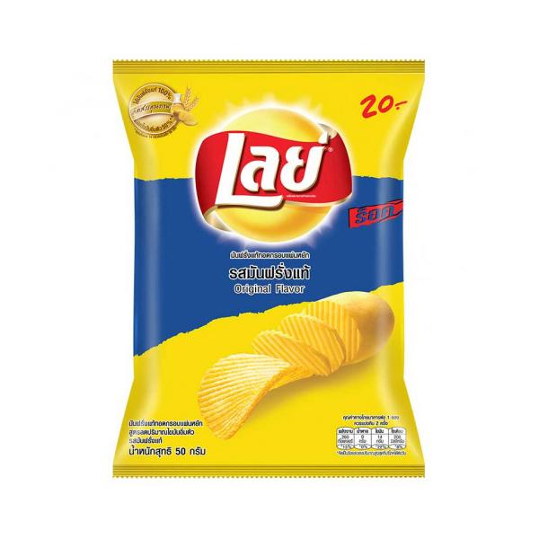 มันฝรั่งแท้ทอดกรอบแผ่นหยัก รสมันฝรั่งแท้