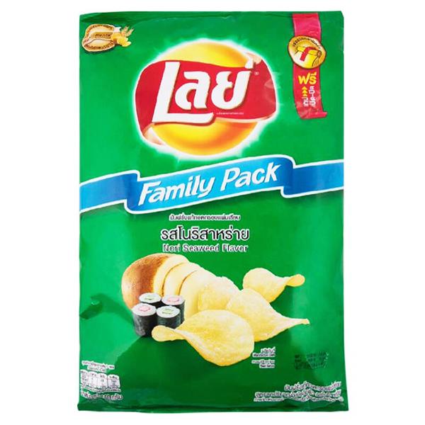 มันฝรั่งแท้ทอดกรอบแผ่นเรียบ รสโนริสาหร่าย