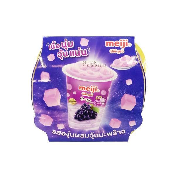 Grape Flavoured Yoghurt with Nata De Coco