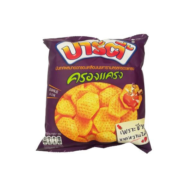 Fried Sweet Potato chips, Coated with Butter Caramel Sweet and Spicy Flavored