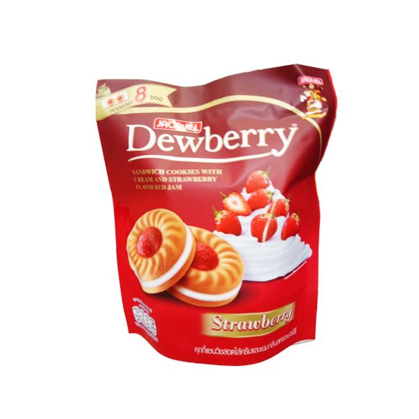 คุกกี้สอดไส้ครีมและแยมกลิ่นสตรอเบอร์รี่