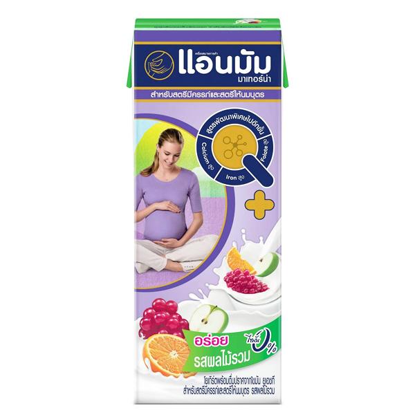 UHT Non Fat Drinking Yoghurt  for Pregnant  Women and Lactating Women Mixed Fruits Flavour