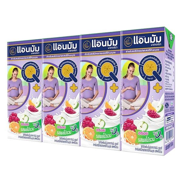 UHT Non Fat Drinking Yoghurt  for Pregnant  Women and Lactating Women Mixed Fruits Flavour