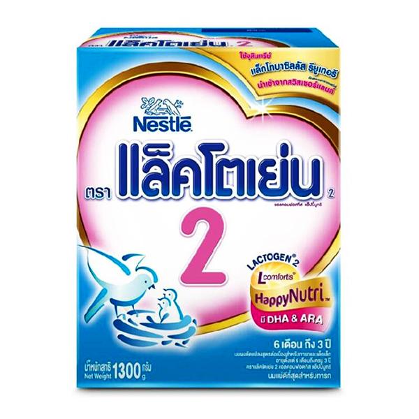 นมผงดัดแปลงสูตรต่อเนื่องสำหรับทารกและเด็กเล็ก