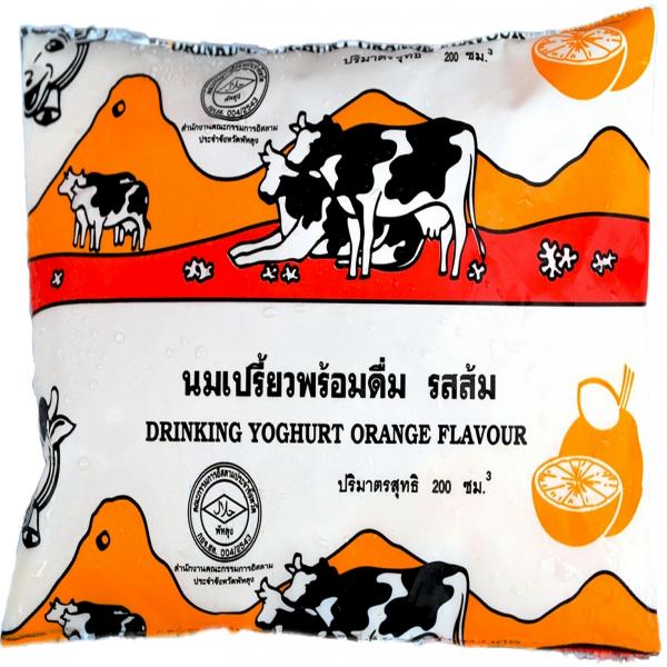 DRINKING YOGHURT ORANGE FLAVOURED