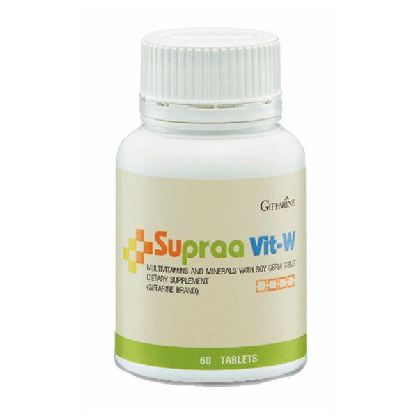 SUPRAA VIT - W (MULTIVITAMINS AND MINERALS WITH SOY  GERM TABLET DIETARY SUPPLEMENT) (Giffarine Brand)