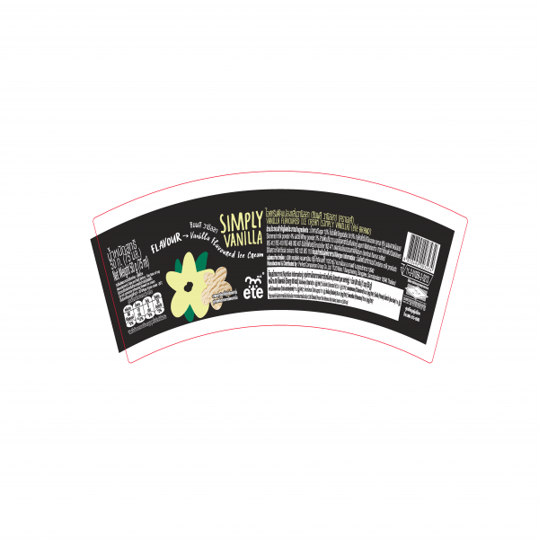 Vanilla Flavoured Ice Cream (Simply Vanilla)