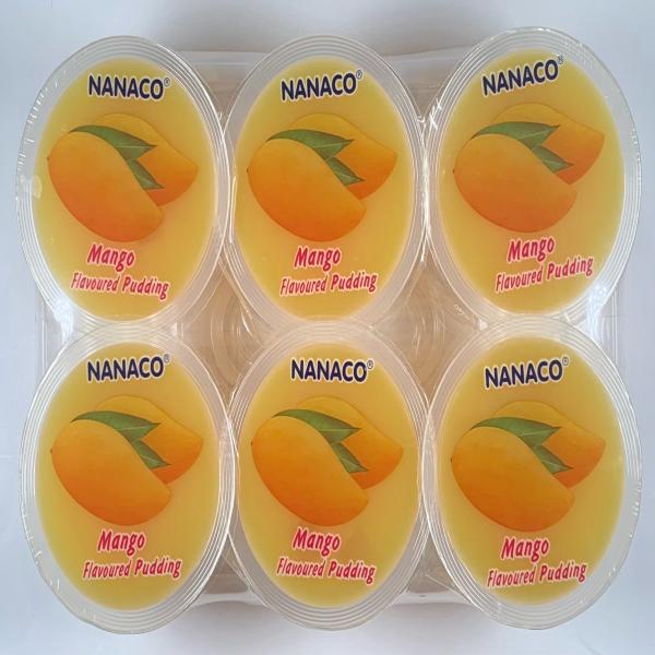 ขนมพุดดิ้ง ผสมวุ้นมะพร้าว กลิ่นมะม่วง