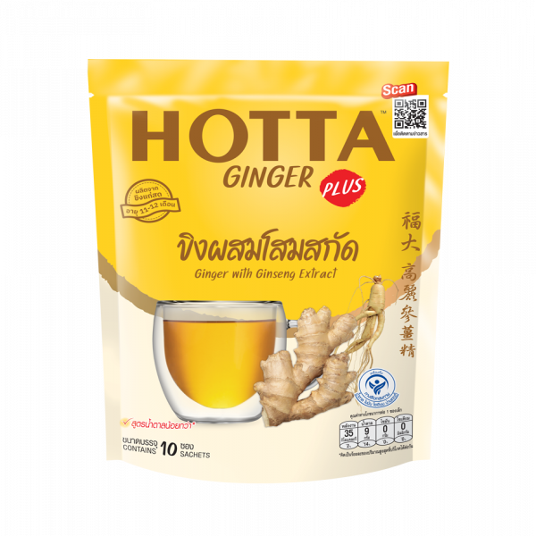 HOTTA PLUS GINGER WITH GINSENG EXTRACT INSTANT GINGER