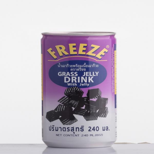 Grass Jelly Drink with Jelly