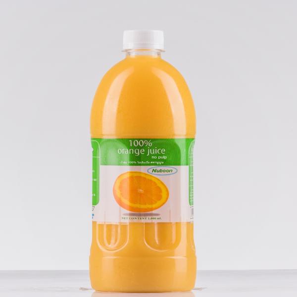 น้ำส้ม 100% ไม่เติมเนื้อ