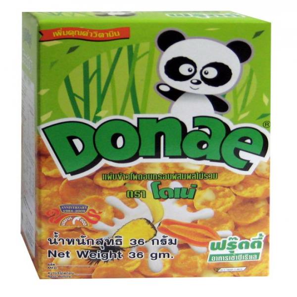 โดเน่ฟรุ๊ตตี้ (แผ่นข้าวโพดอบกรอบผสมผลไม้รวม)