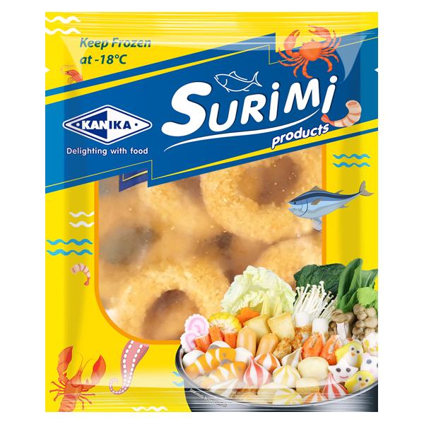 หมึกวงแหวนชุบขนมปัง