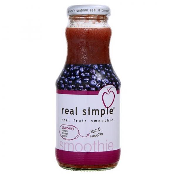 100% Blueberry, Mango, Orange and Guava Smoothie Drink