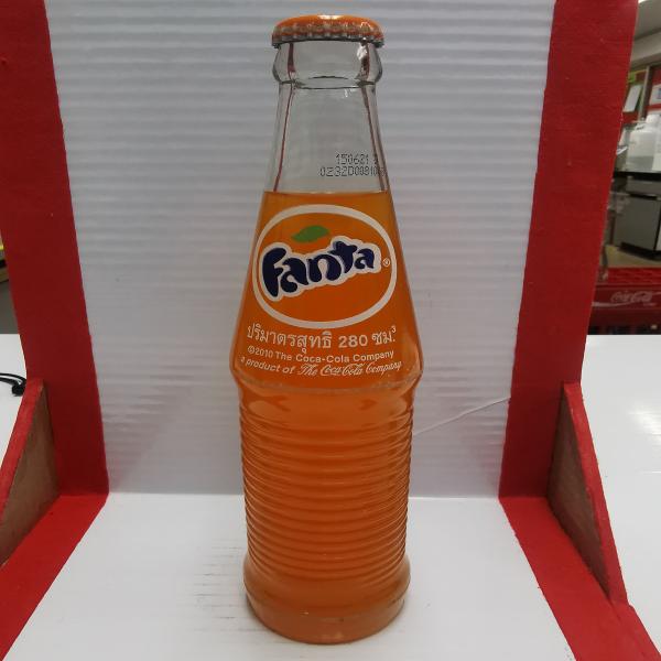 น้ำหวานกลิ่นส้ม ขวดแก้วแบบคืนขวด