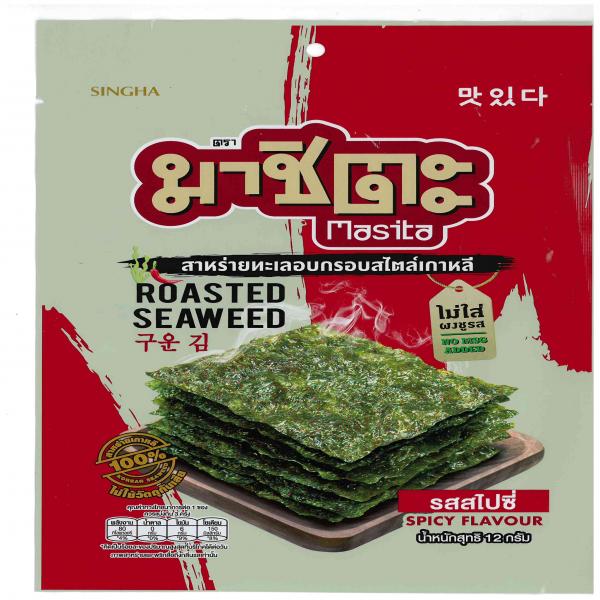 KOREAN STYLE ROASTED SEAWEED SPICY FLAVOUR