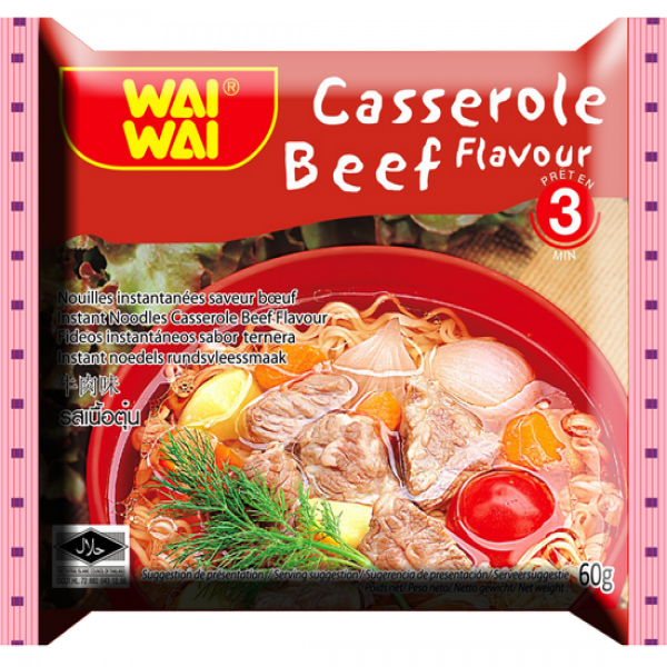 Instant Noodles Casserole Beef Flavour