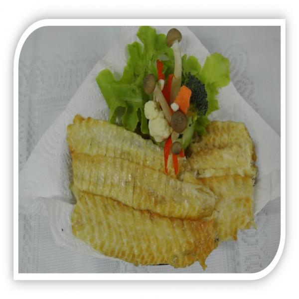 ปลาตาเดียวปรุงรสย่าง : รสเผ็ด