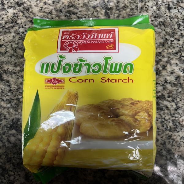 แป้งข้าวโพด (ขนาดบรรจุ 1,000 กรัม, 500 กรัม, 100 กรัม)