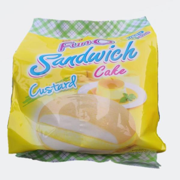 แซนวิชเค้กสอดไส้ครีมคัสตาร์ด