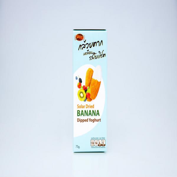 กล้วยตากเคลือบรสนม 75 กรัม