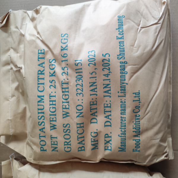 POTASSIUM CITRATE / LIANYUNGANG SHUREN KECHUANG FOOD ADDITIVE CO., LTD. / CHINA