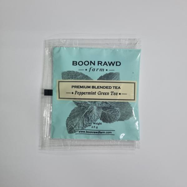 Green Tea Mixed With Peppermint