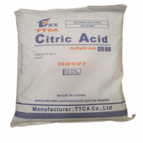 CITRIC ACID ANHYDROUS - CHINA