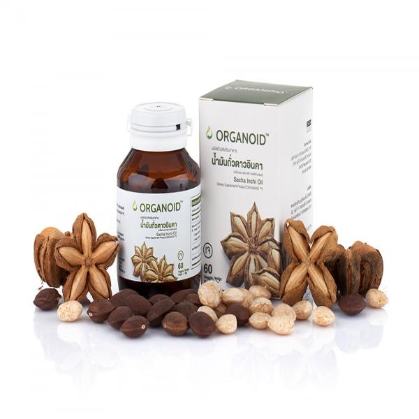 น้ำมันถั่วดาวอินคา 60 เม็ด/กระปุก