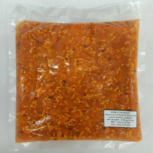 FROZEN SEASONED JELLY FISH WITH KIMCHI