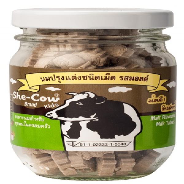 นมปรุงแต่งชนิดเม็ดรสมอลต์